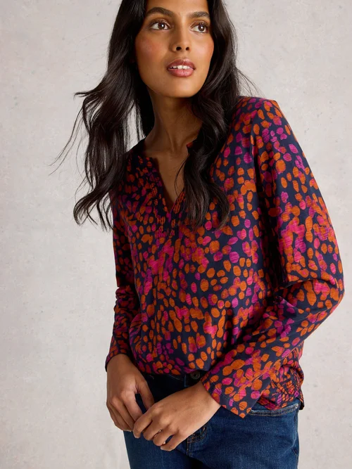 Langarmshirt Weaver - Navy Multi - 52 Bild 3