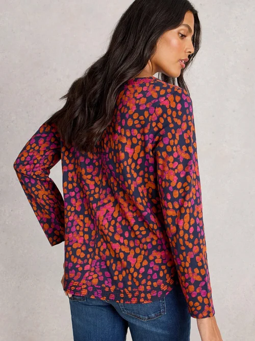 Langarmshirt Weaver - Navy Multi - 52 Bild 4