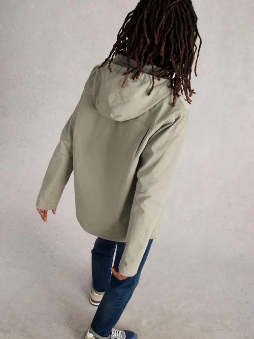 Hoodie-Jacke Utility - Lgt Nat - XXXL Bild 4