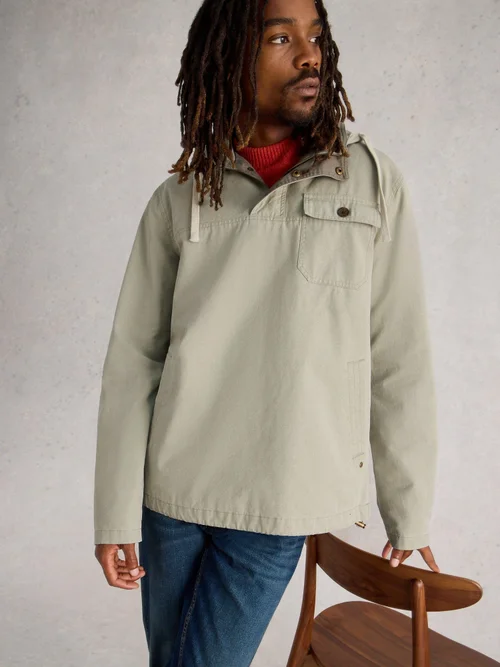 Hoodie-Jacke Utility - Lgt Nat - XXXL Bild 3
