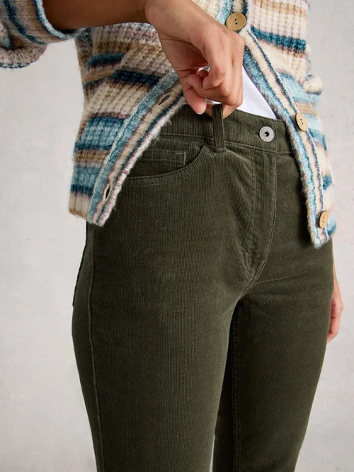 Kordhose Brooke - Khaki Grn - 46/R Bild 1