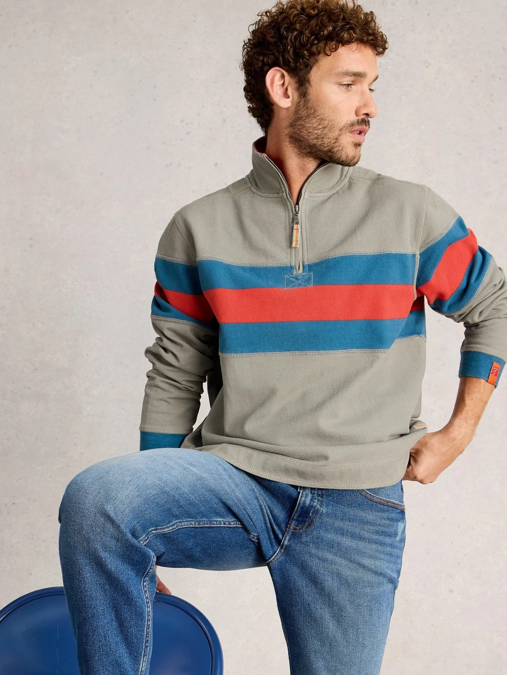 Piqué Sweatshirt - Green Mlt - XXXL Bild 1