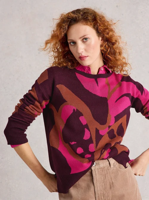 Pullover Olive - Plum Mlt - 50 Bild 3