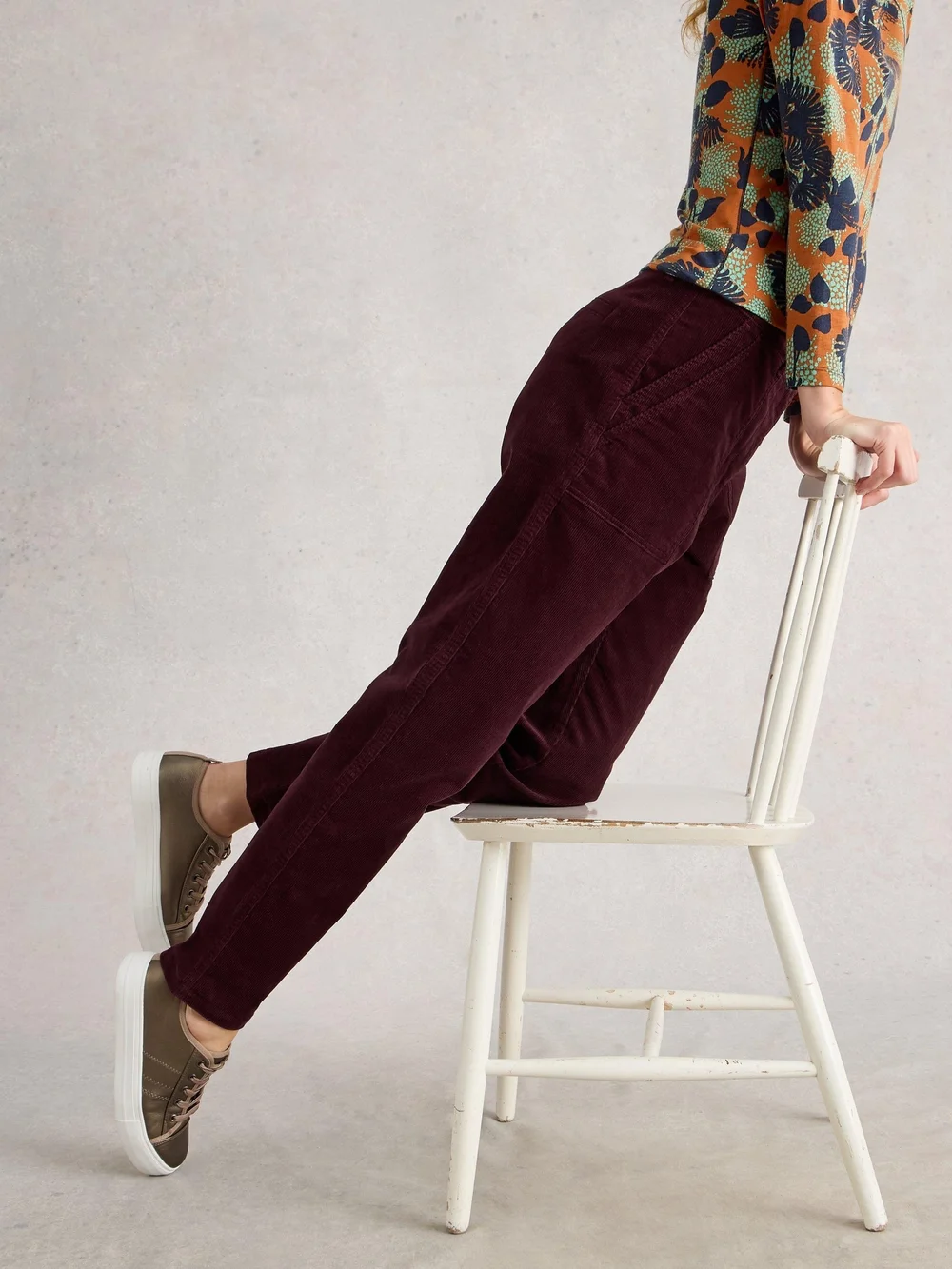 Kordhose Twister - Dk Plum - 52/R Bild 1