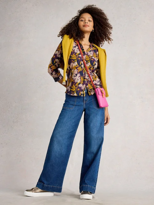 Jerseybluse Annie - Navy Multi - 52 Bild 2