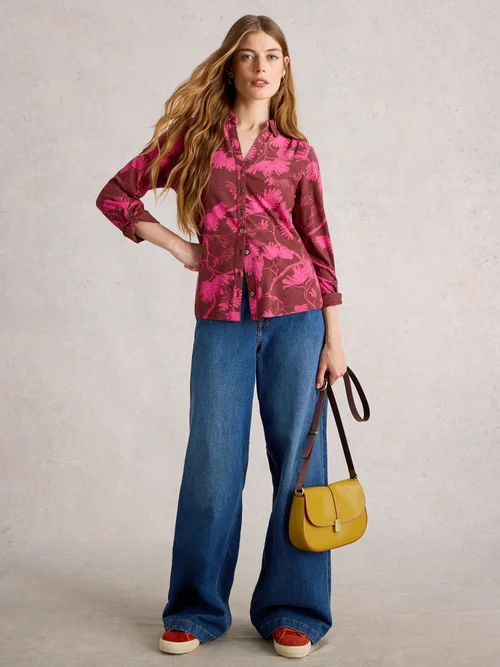 Jerseybluse Annie - Plum Pr - 52 Bild 2