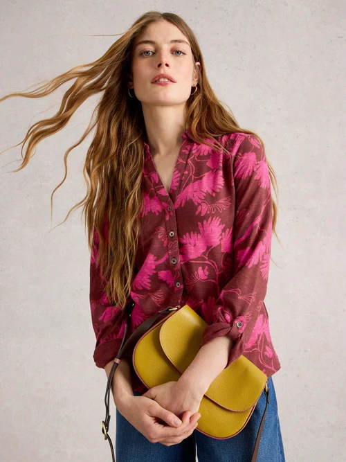 Jerseybluse Annie - Plum Pr - 52 Bild 1