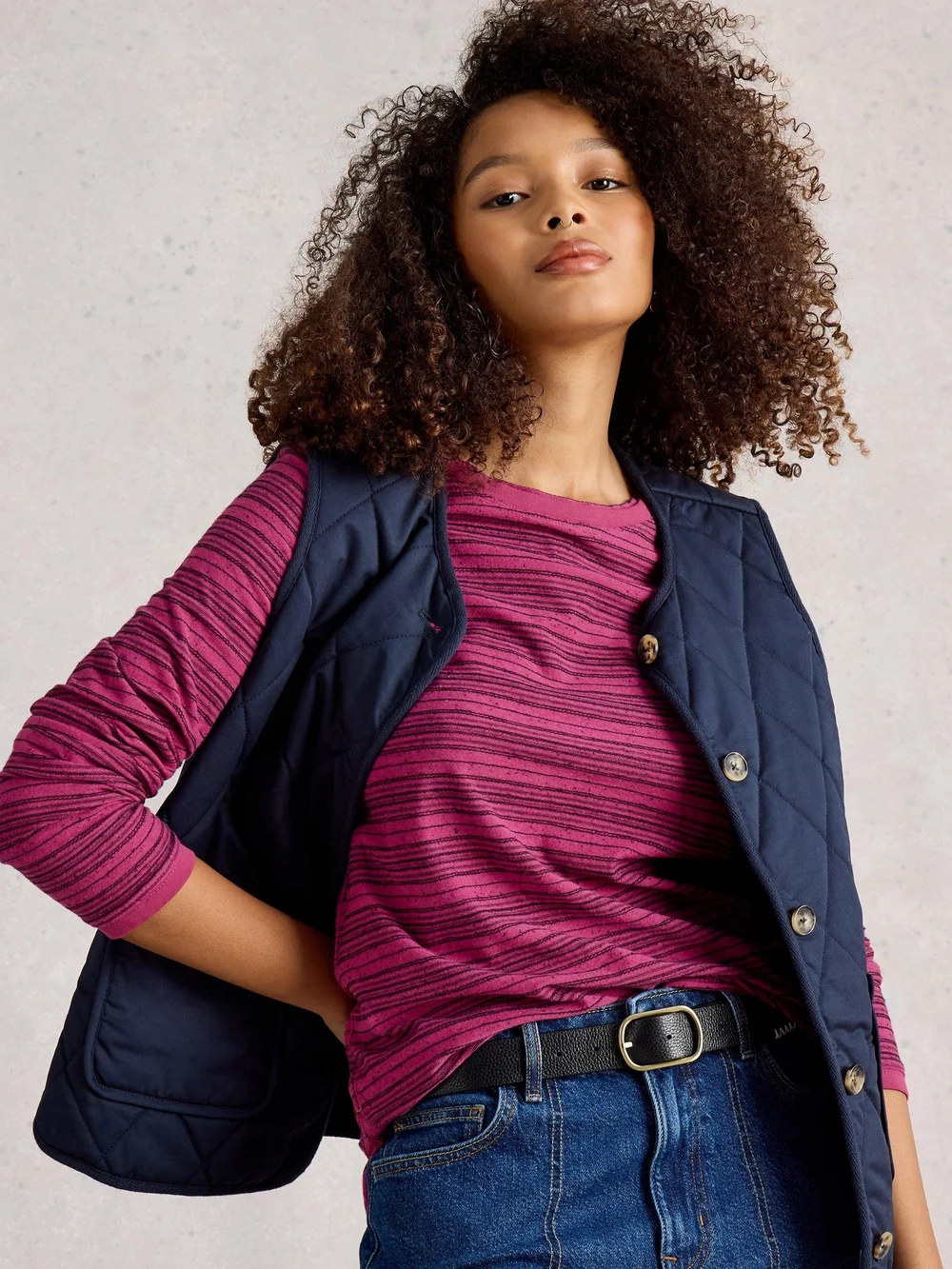 Langarmshirt Clara - Dk Plum - 52 Bild 1