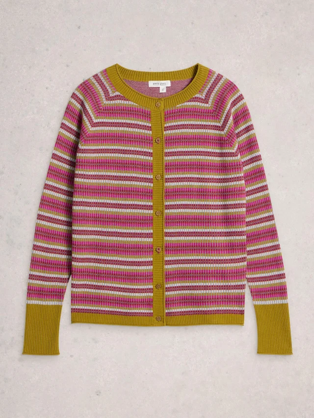 Gestreifte Strickjacke Lulu