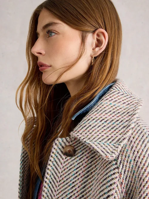 Mantel Kelsey aus Wollmischung - Ivory Mlt - 52/R Bild 3