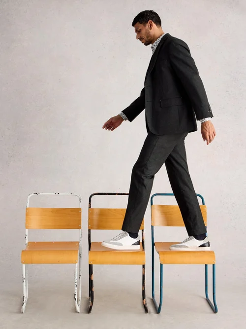 Hose aus Wollmischung - Charc Grey - 38/R Bild 1