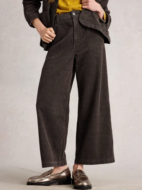 7/8-Kordhose Tia mit weitem Bein - Blk Mlt - 52/R Bild 3