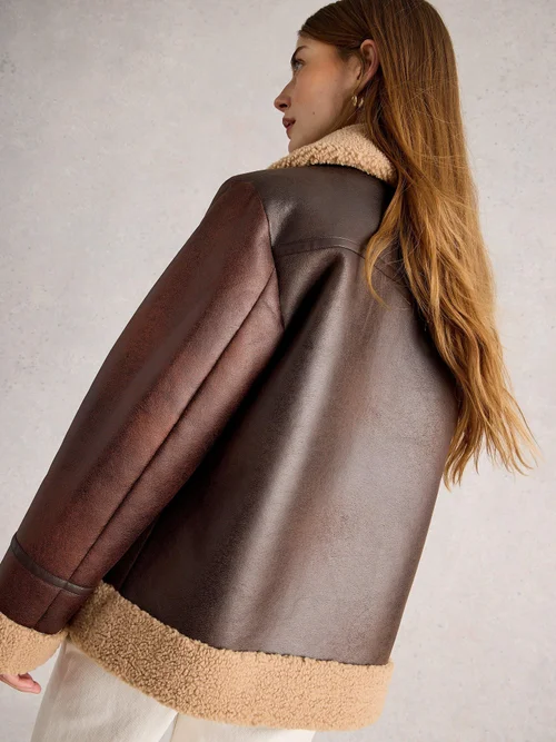 Pilotenjacke Serena - Brown Mlt - 50 Bild 4