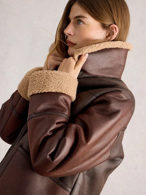 Pilotenjacke Serena - Brown Mlt - 50 Bild 1