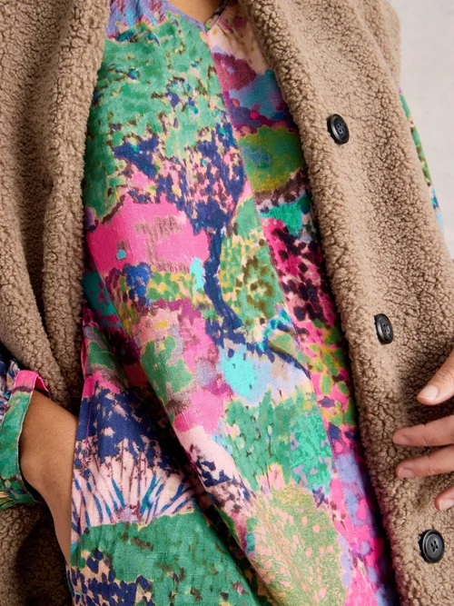 Cocoon-Kleid Cerys - Pink Mlt - 52/R Bild 3