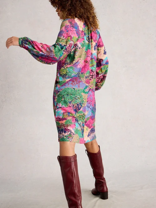 Cocoon-Kleid Cerys - Pink Mlt - 52/R Bild 4