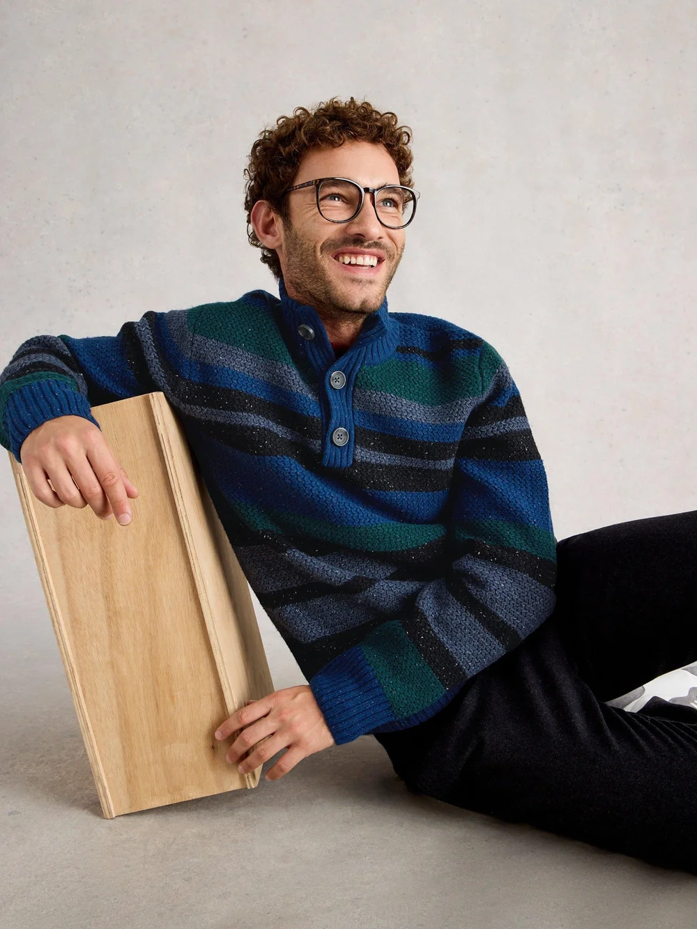 Pullover Berkley - Blue Mlt - XXXL Bild 1