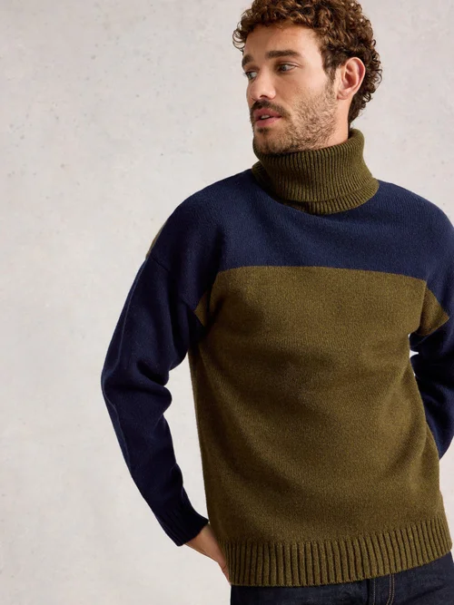 Rollkragenpullover Ryde - Khaki Grn - XXL Bild 1