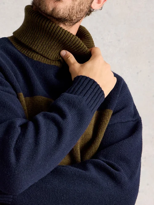 Rollkragenpullover Ryde - Khaki Grn - XXL Bild 3