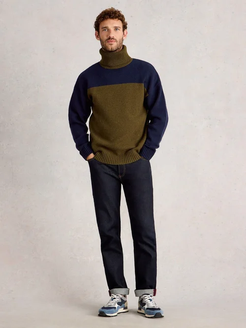 Rollkragenpullover Ryde - Khaki Grn - XXL Bild 2