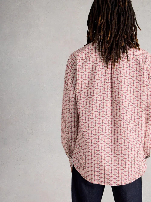 Hemd Finsbury mit Folk-Print - Red Pr - XXXL/R Bild 4