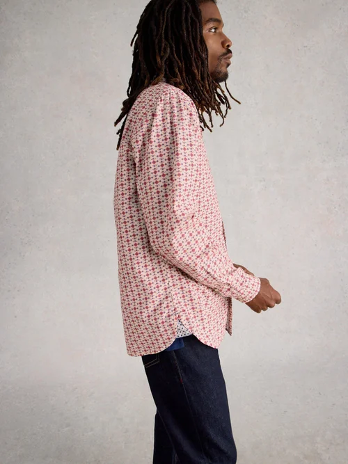 Hemd Finsbury mit Folk-Print - Red Pr - XXXL/R Bild 3