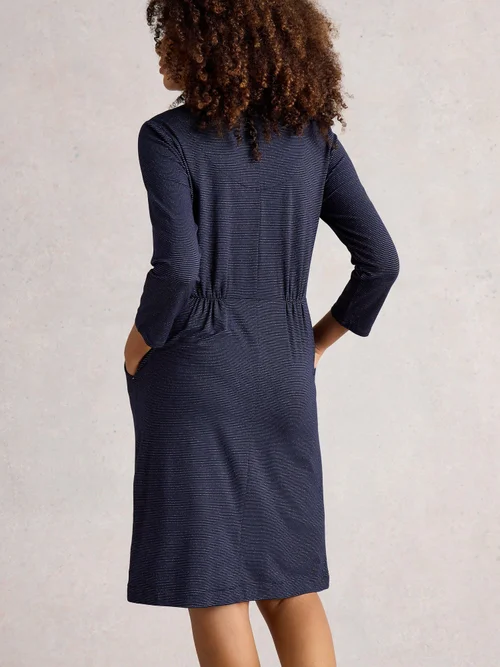 Glitzerndes Jerseykleid Tallie - Navy Multi - 52/R Bild 4