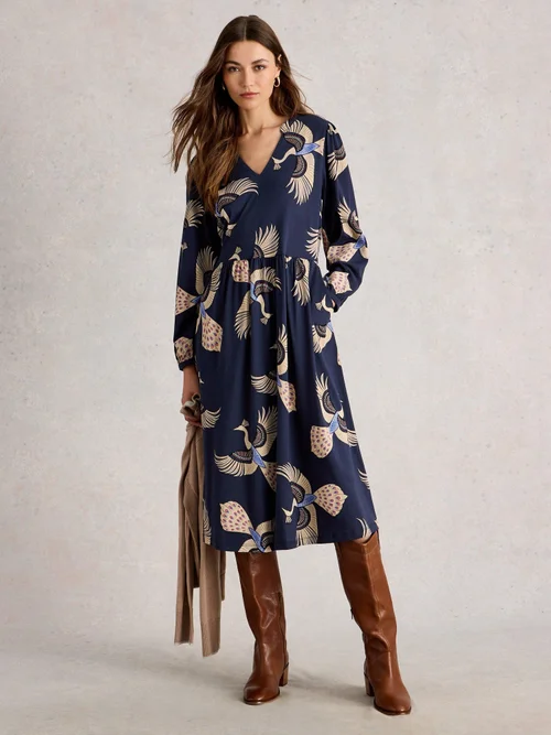 Jerseykleid Leah - Navy Multi - 36/R Bild 2