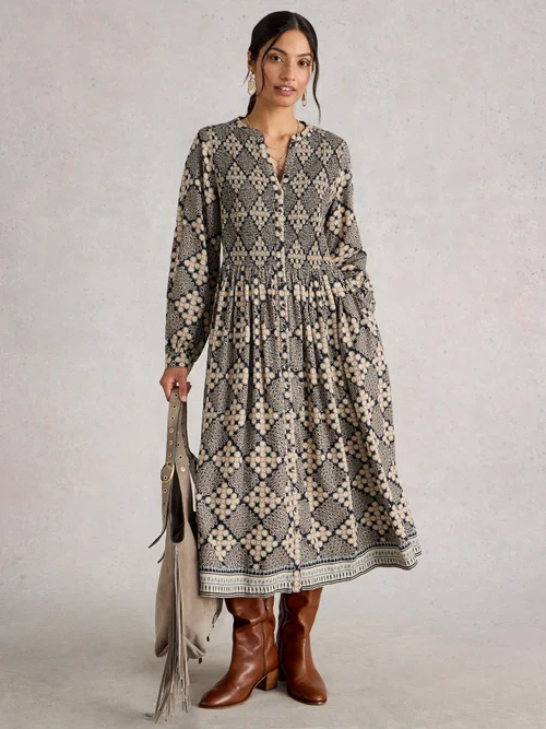 Kleid Hattie - Navy Pr - 52 Bild 2