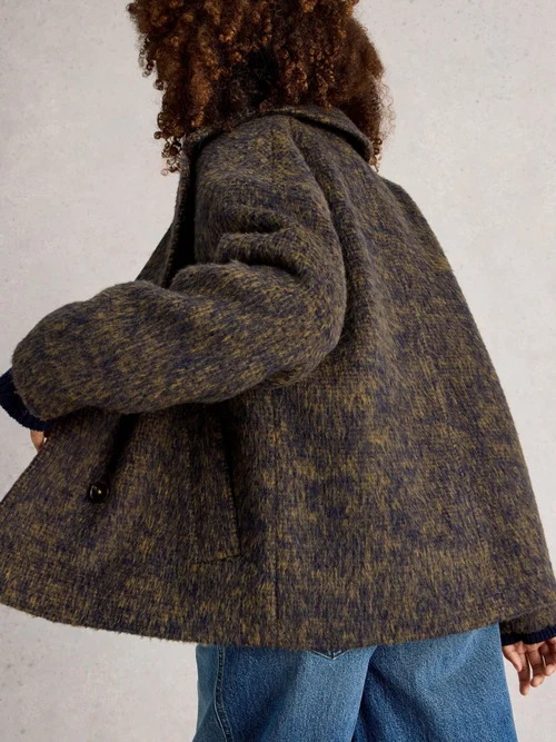 Jacke Josie aus Wollmischung - Navy Multi - 50 Bild 4