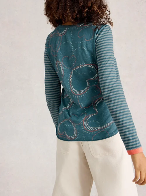 Langarmshirt Clara - Blue Mlt - 52 Bild 4
