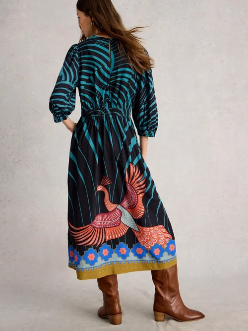 Midikleid Lucy - Blk Mlt - 52/R Bild 4