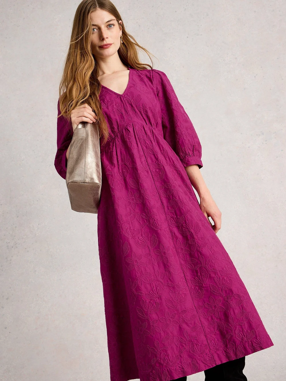 Besticktes Kleid Lucy - Mid Pink - 52/R Bild 1