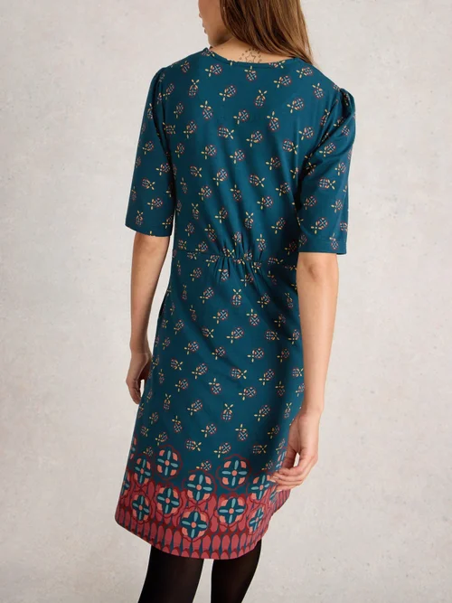 Jerseykleid Olivia - Teal Pr - 52/R Bild 4