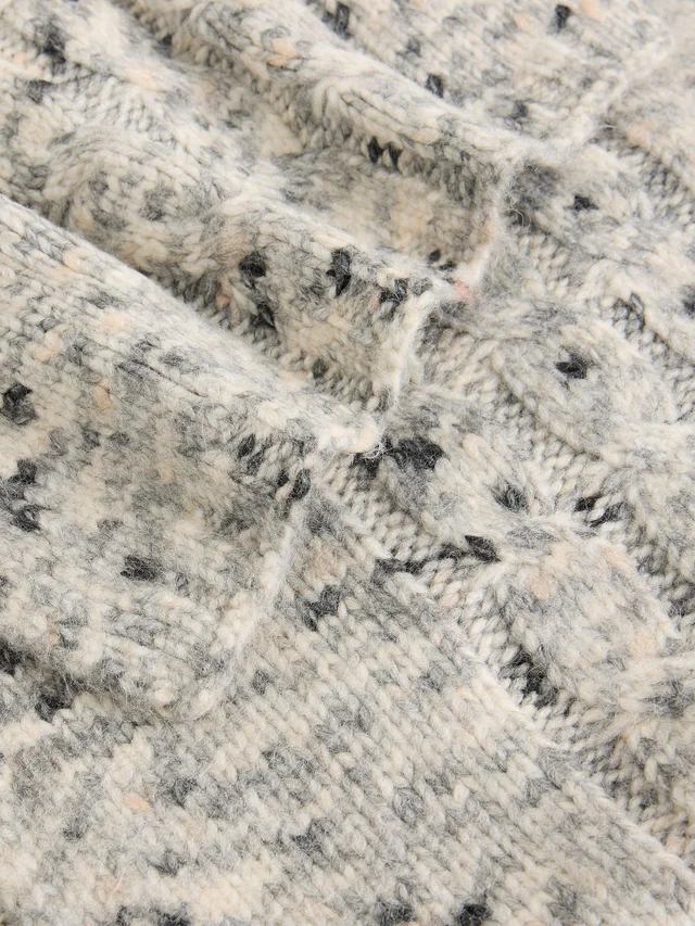 Strickschal Spacedye
