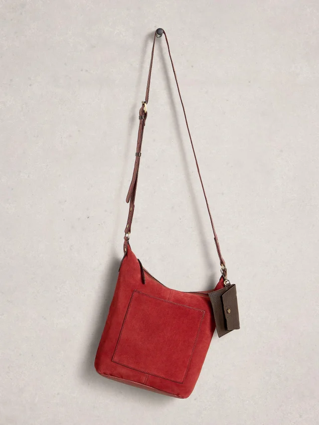 Fern Crossbody-Tasche aus Wildleder