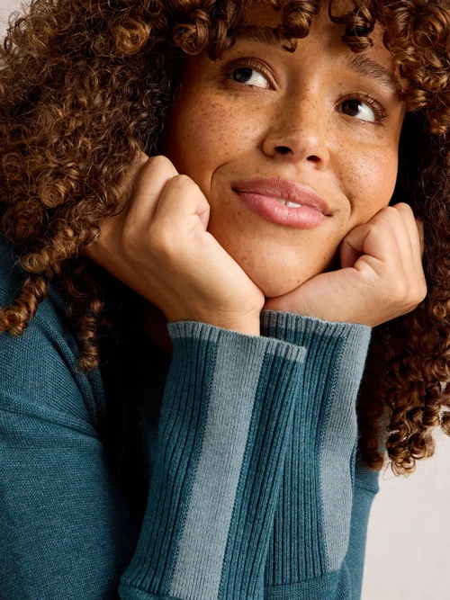 Pullover Olive - Mid Blue - 52 Bild 3