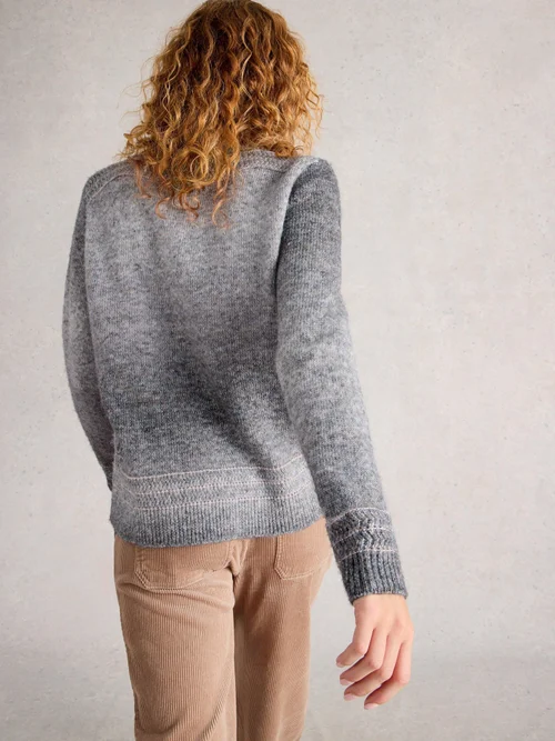 Pullover Lilbet - Grey Mlt - 52 Bild 4