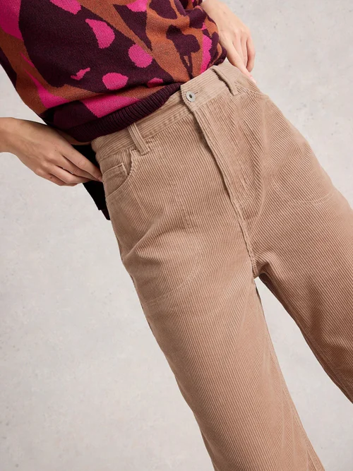 7/8-Kordhose Tia mit weitem Bein - Lgt Nat - 52/S Bild 3