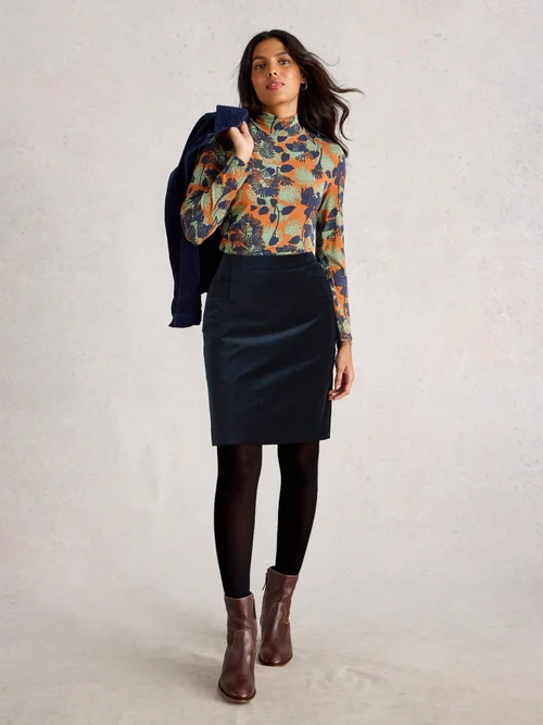 Samtrock Coral - Dark Navy - 52 Bild 2