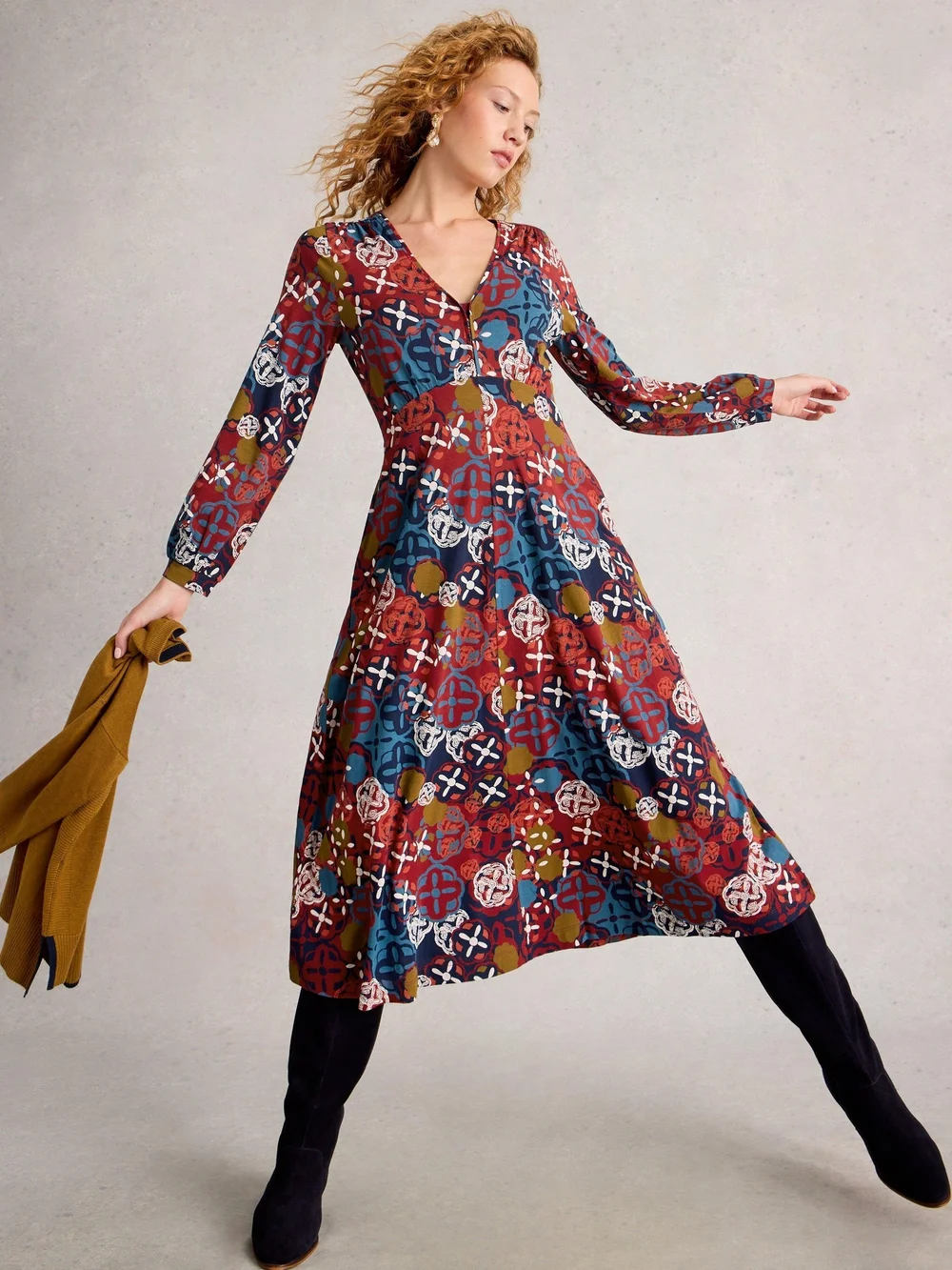 Jerseykleid Megan - Chart Mlt - 52/R Bild 1