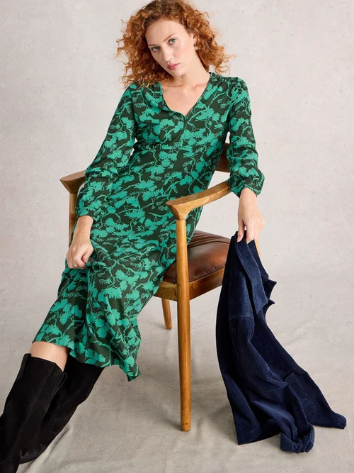 Jerseykleid Megan - Green Pr - 52/R Bild 1