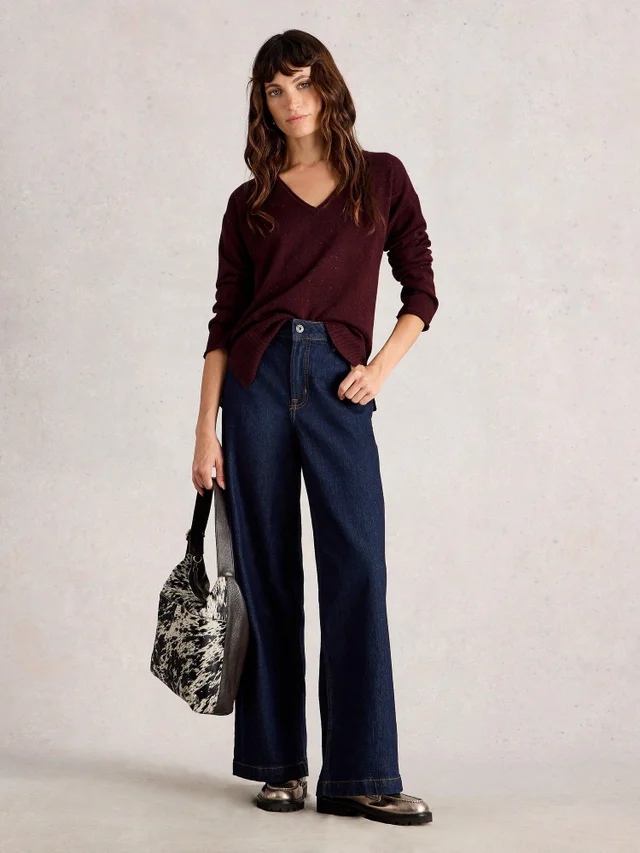 Pullover Lily mit V-Ausschnitt