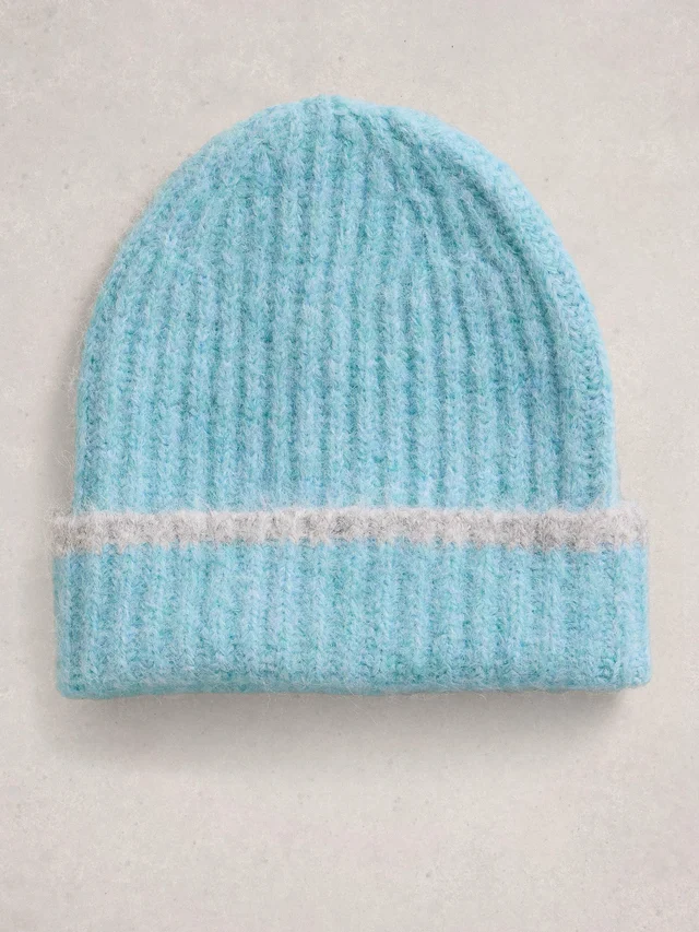 Strickmütze Colour-Block