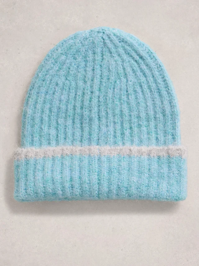 Strickmütze Colour-Block