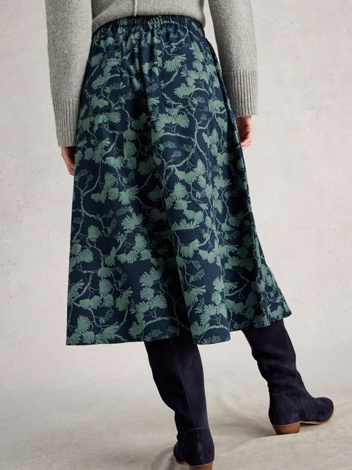 Kordmidirock Tilly - Navy Pr - 44/R Bild 4