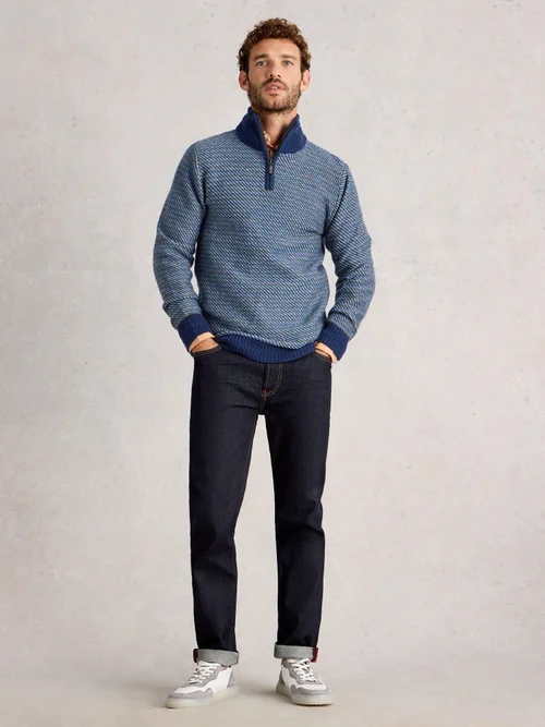 Gestreifter Pullover Selby - Blue Mlt - XXL Bild 2