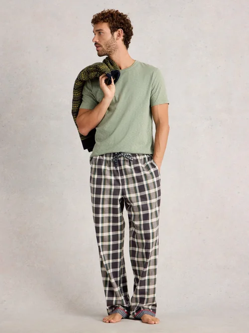 Pyjamahose Moorland aus Flanell - Grey Mlt - XXL Bild 2