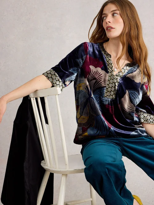 Samttop Ash - Navy Multi - 52 Bild 1