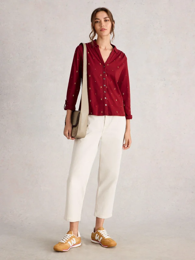 Bestickte Bluse Annie